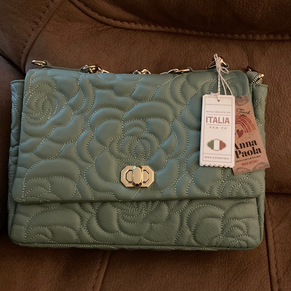 Leather handbag